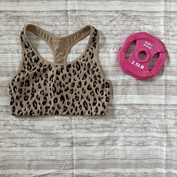Old Navy Other - 💪🏻 Old Navy Tan/Black/Grey Cheetah Medium Sports Bra